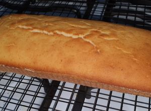 Una foto de Budín de limón con harina de arroz
