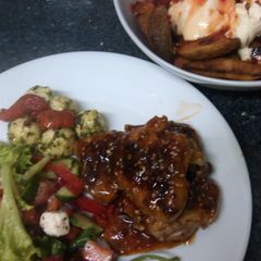 Jamie Oliver inspired sticky chicken A picture of Jamie Oliver inspired sticky chicken.