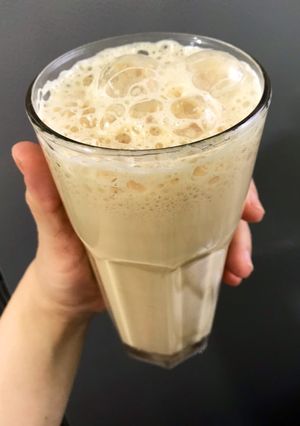 Una foto de Frapuccino bien frío 😋😝
