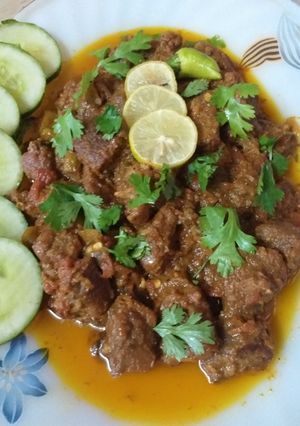 A picture of Mutton boti.