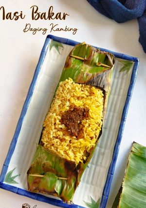 Foto resep Nasi Bakar Daging Kambing