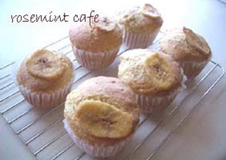 Recipe of Delicious Starbucks-Style Soy Milk Banana Muffins (Macrobiotic)