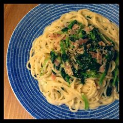 A picture of Spinach Cream Spaghetti.