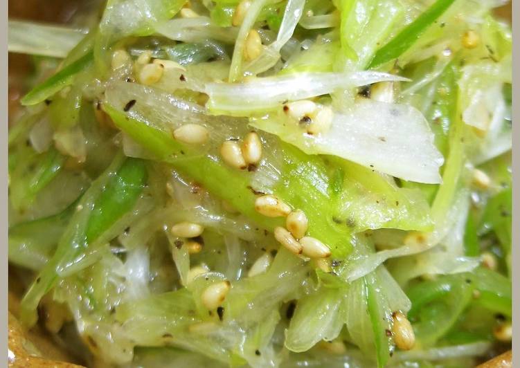 Recipe of Favorite Leek Namul for Samgyeopsal or other Korean Dishes