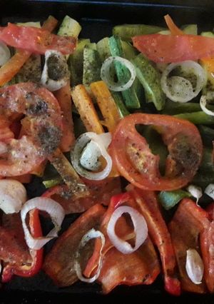 Una foto de Verduras al Horno