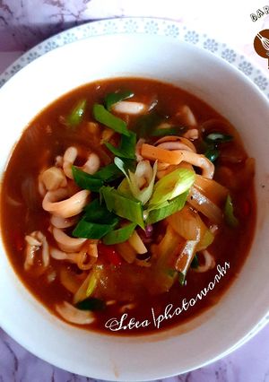 Foto resep Cumi Asam Manis (Squid Sour Sweet sauce(