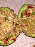 DELICIOUS & Easy Tuna Stuffed Avocado! AKA Tuna Avocado tapas