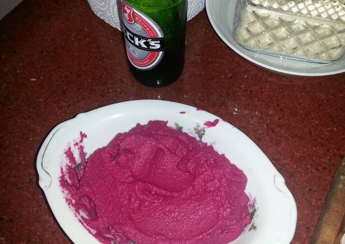 Recipe of Perfect Easy Beetroot Hummus