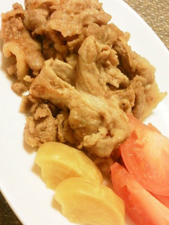 A picture of Salty-Sweet Miso Flavoured Pork Offcuts Stir-Fry.