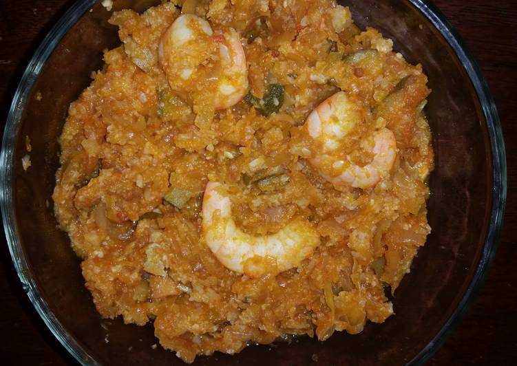 Shrimp and veggie stew Shrimp and veggie stew