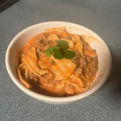 Lasagna soup A picture of Lasagna soup.