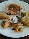 Eggplant Pizza Roll Ups