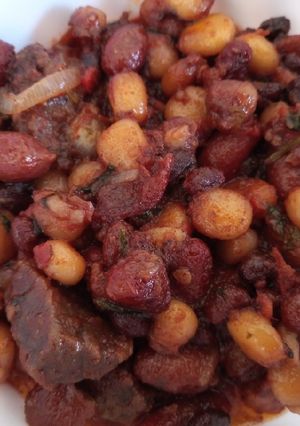 A picture of Beef Githeri.