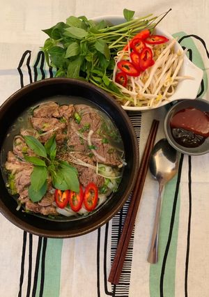 Hình của món Phở bò cấp tốc phương xa🍜.
