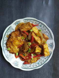 Foto resep Tahu telur ceplok saus inggris
