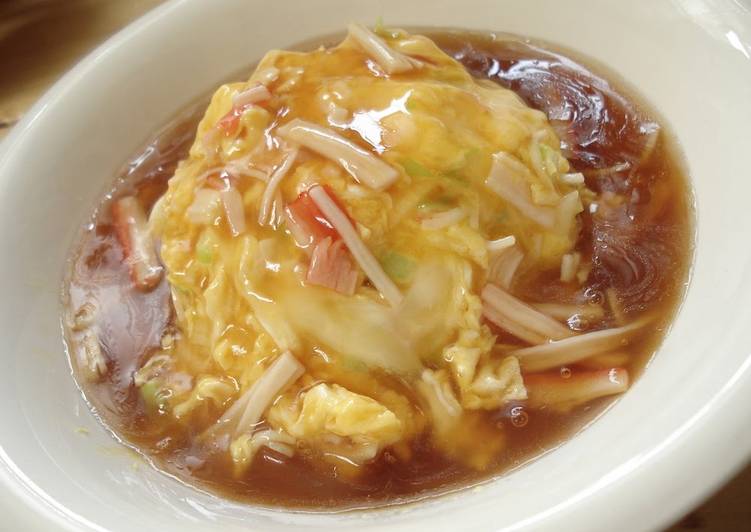 Recipe of Super Quick Homemade Even My Husband Is Convinced! Soupy Tenshin-don