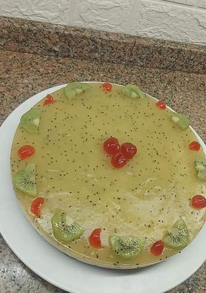 صورة لوصفة اسم الوصفه تشيز كيك بالكيوى