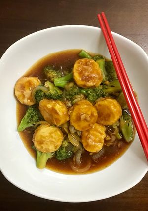 Foto resep •Brocolli Tofu Saus Tiram• by Dapur Itha
