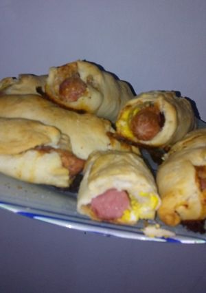 Una foto de Rollitos de salchichas