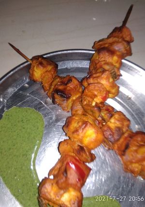 પનીર ટિક્કા (Paneer Tikka Recipe In Gujarati) રેસીપી મુખ્ય ફોટો