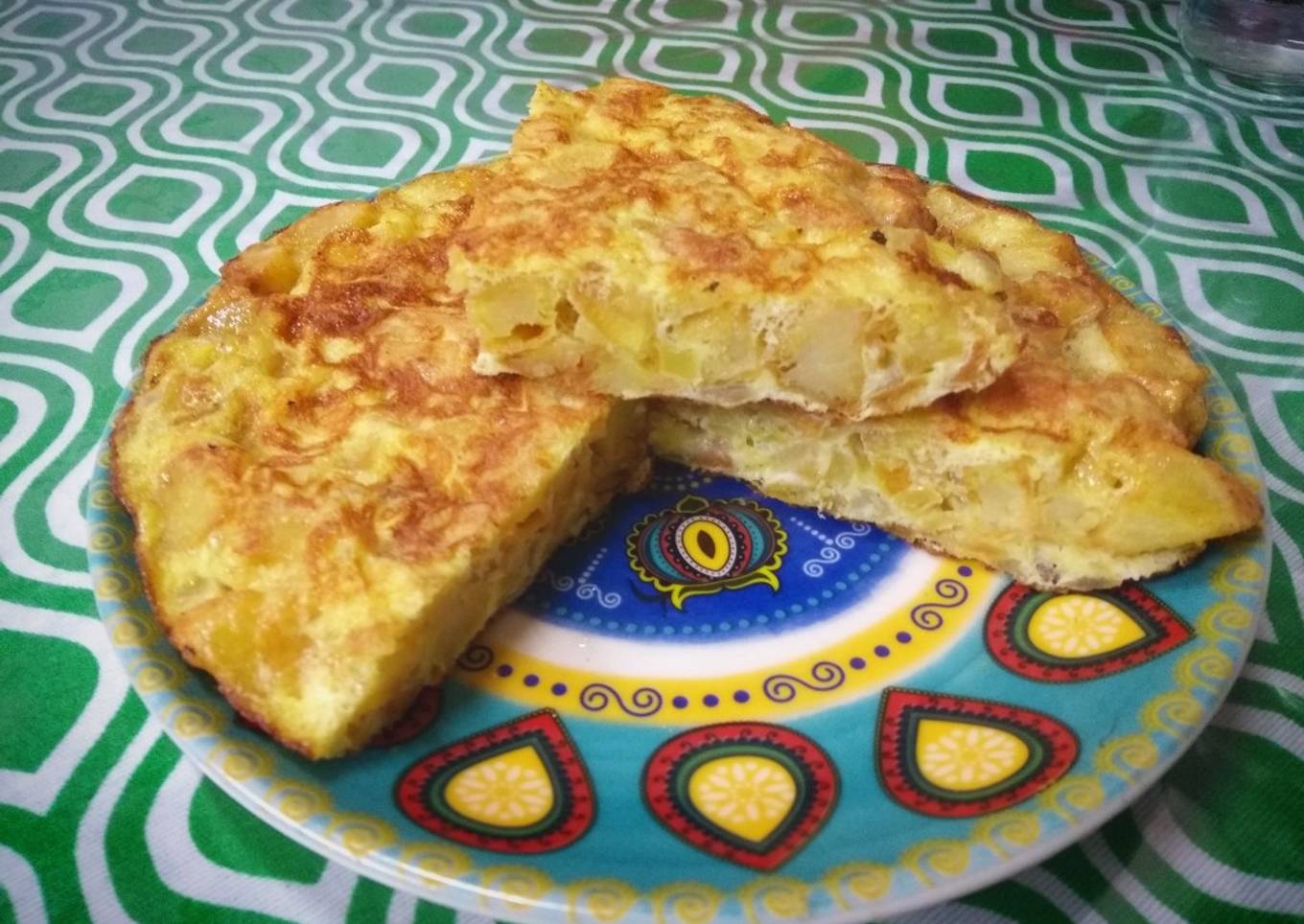 Tortilla de papa clásica y fácil