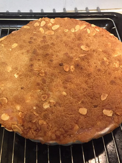 A picture of Rhubarb and Apple Crumble.