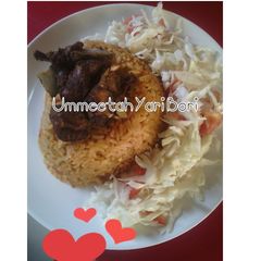 A picture of Jollof rice.