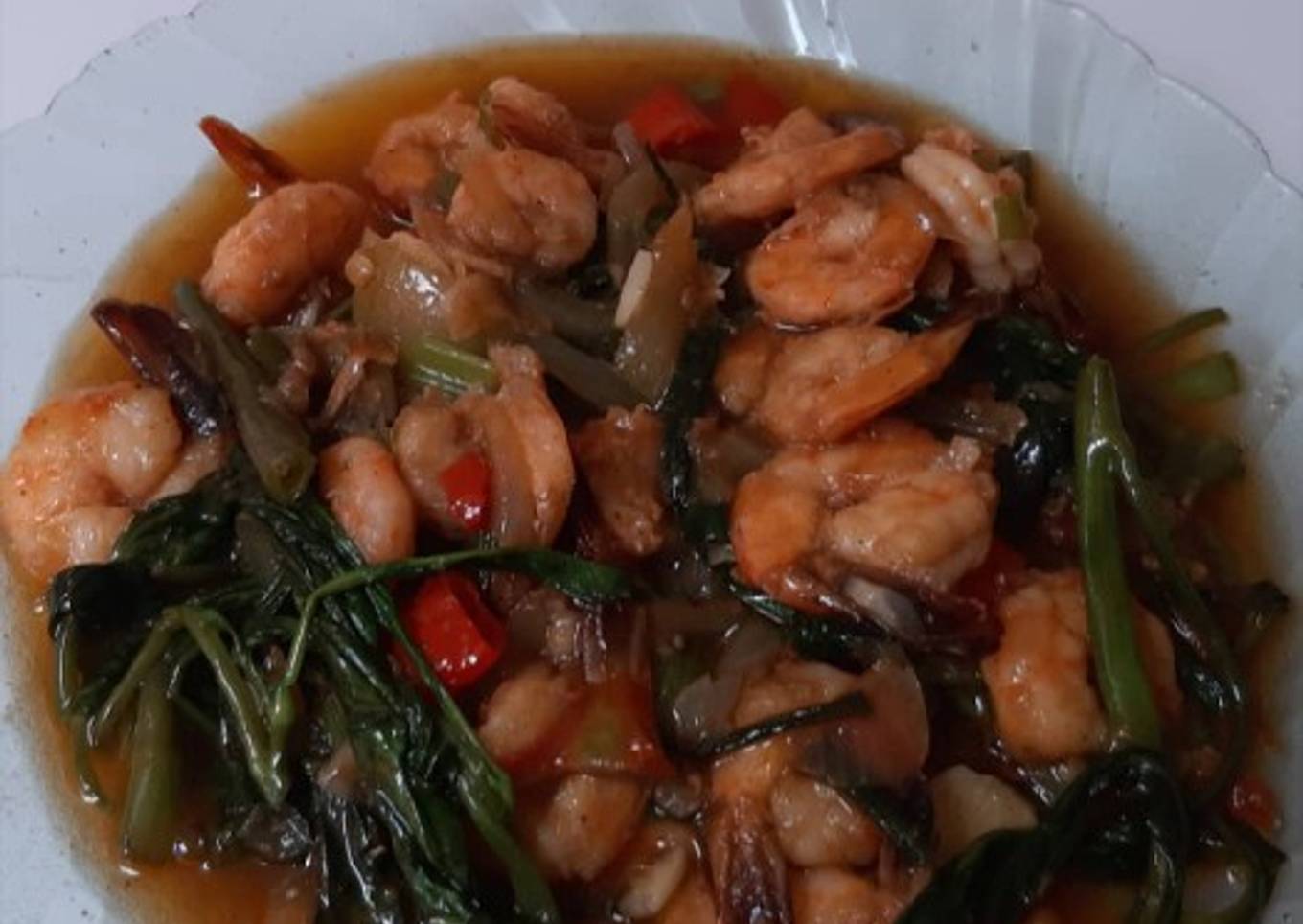 Cah kangkung mudah istimewa