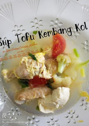 Foto resep Sup Tofu Kembang Kol