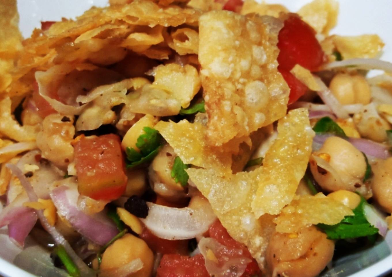 Diet chana chat