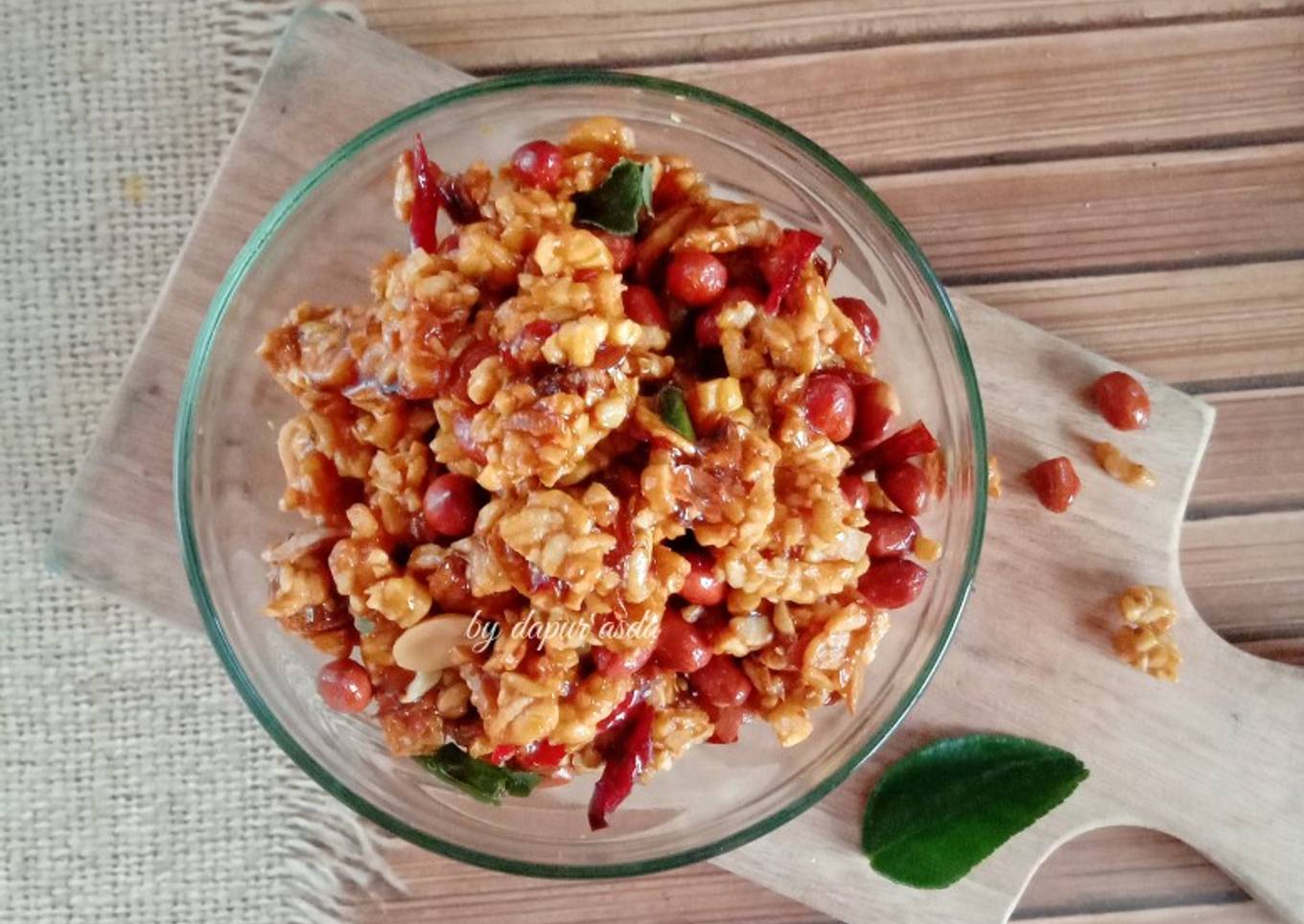 Kering tempe bumbu iris