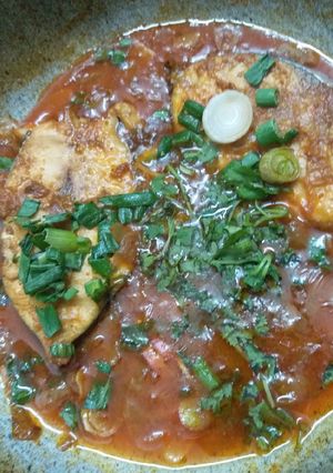 A picture of Fish curry.