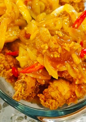 Foto resep Ayam Goreng Saus Mangga