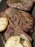 Grilled Steaks with Compound Spread