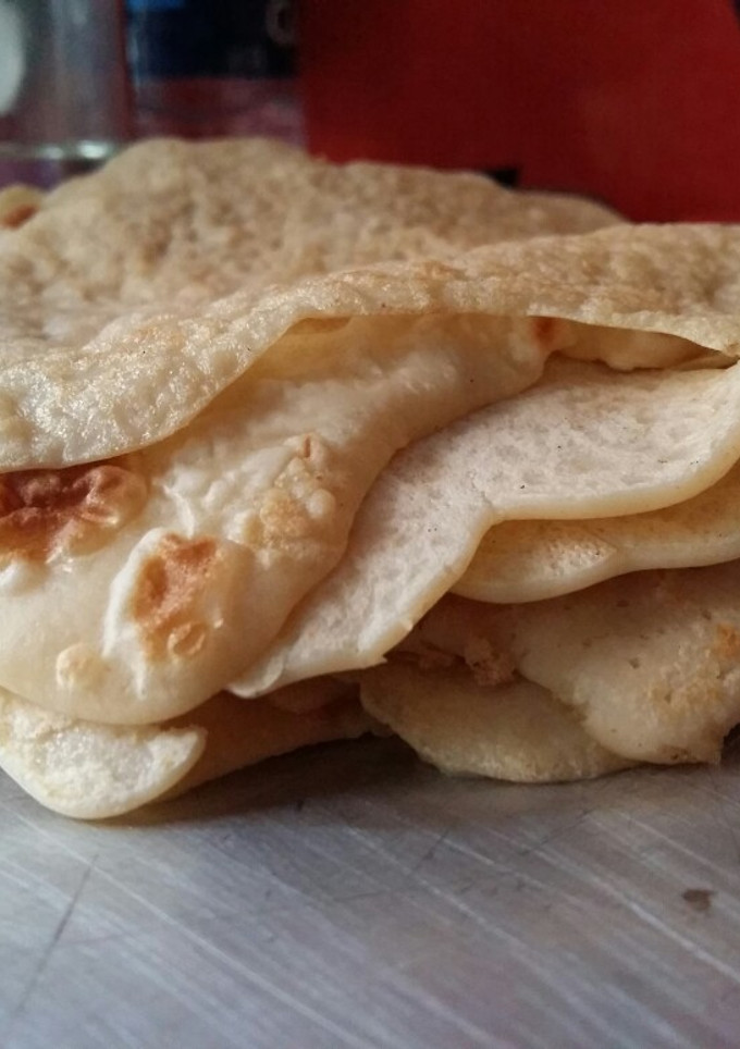 Una foto de Panqueques para canelones/ dulce de leche