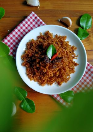 Foto resep Srundeng Daging / Dendeng Ragi