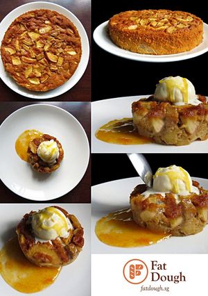 A picture of French Apple Cake.