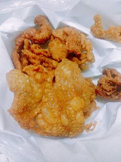 รูปของ หนังไก่ทอดไม่อมน้ำมัน
