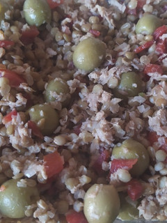 Una foto de Ensalada de lentejas