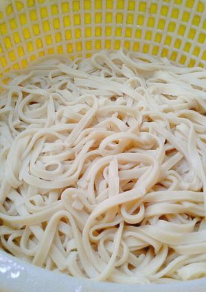 Foto resep Homemade Mie Udon Kenyal No Egg No Worry