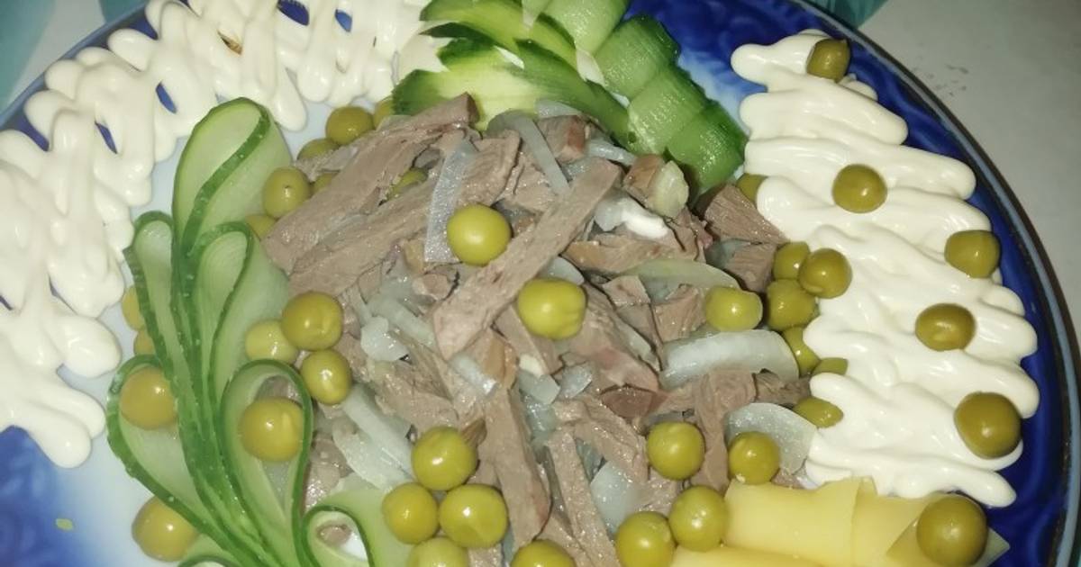 Салат с сердцем свиным рецепты с фото простые