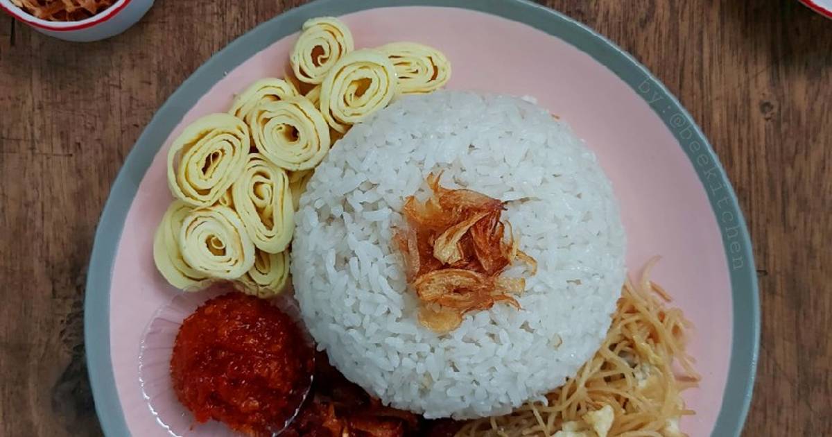 Resep Nasi Gemuk Nasi Uduk Oleh Beekitchen Cookpad