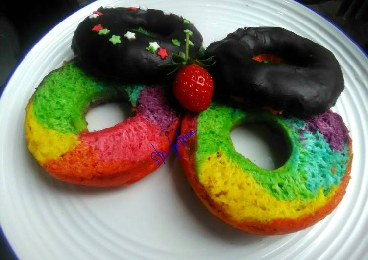 Donat rainbow