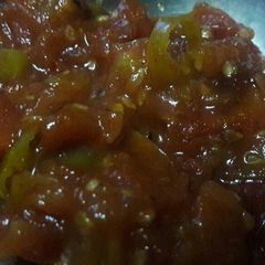 A picture of Healthy Homemade Tomato chutney.