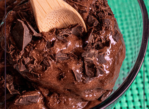Foto principal de Helado de chocolate sin azúcar 🍫 (Thermomix)
