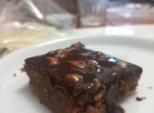 Una foto de Brownie de chocolate