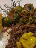 Apple juice Bacon Brussels sprouts
