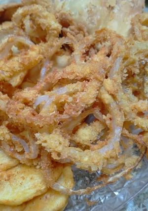 A picture of Onion rings.