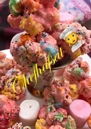 A picture of *popcorn balls*.