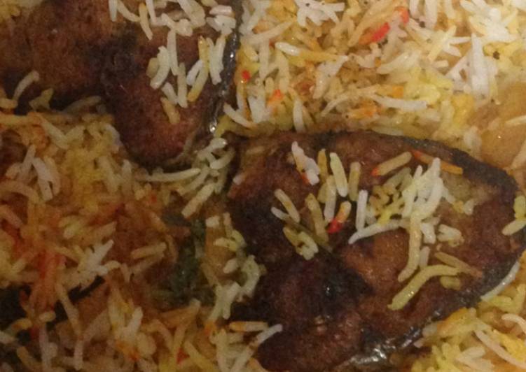 Recipe of Quick Fish biryani #Kokabandcookpad